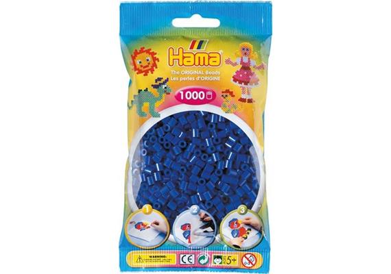 HAMA 207-08 - Bügelperlen Blau 1000 Stück
