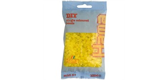 HAMA 207-14 Bügelperlen gelb transparent 1000 Stück