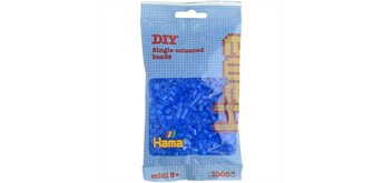 HAMA 207-15 Bügelperlen blau transparent 1000 Stück