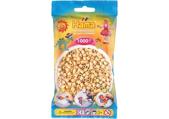 HAMA 207-27 - Bügelperlen Beige 1000 Stück