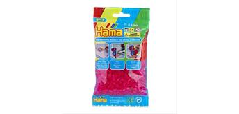 HAMA 207-32 - Bügelperlen fuchsia neon 1000 Stück