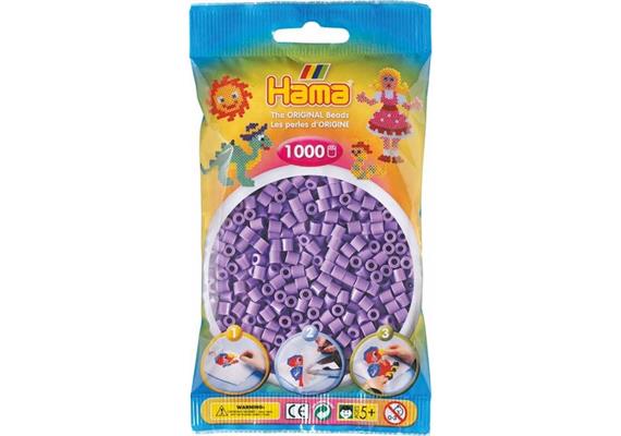 HAMA 207-45 - Bügelperlen Pastell-Lila 1000 Stück