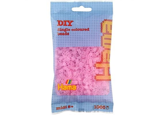 HAMA 207-72 Bügelperlen pink transparent 1000 Stück