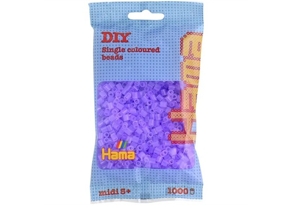 HAMA 207-74 Bügelperlen fliederfarben transparent 1000 Stück