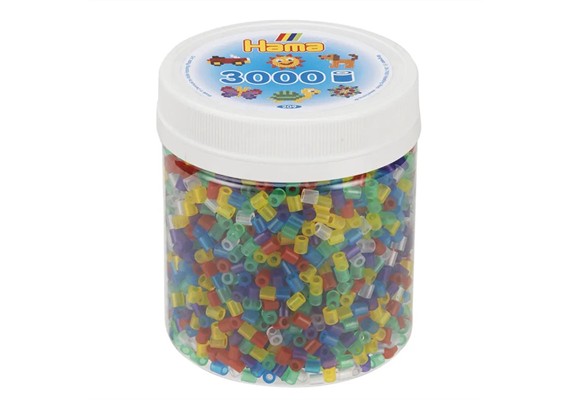 HAMA 209-53 Bügelperlen gemischt in Dose 3000 Stück