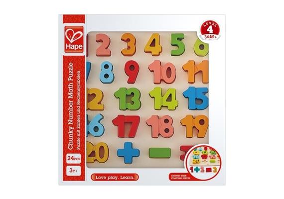 Hape E1550A Puzzle mit Zahlen und Rechensymbolen