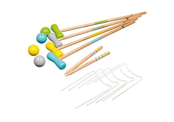 Happy People 74025 Krocket Set 4 Spieler 75 cm