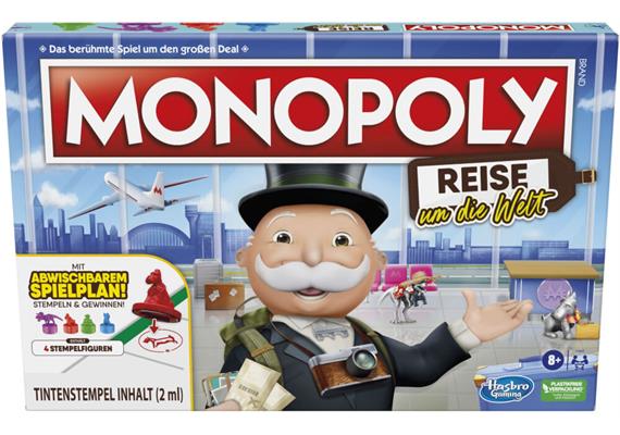 Hasbro F4007100 Monopoly Reise um die Welt
