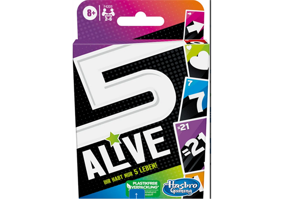 Hasbro F4205100 Five Alive Kartenspiel
