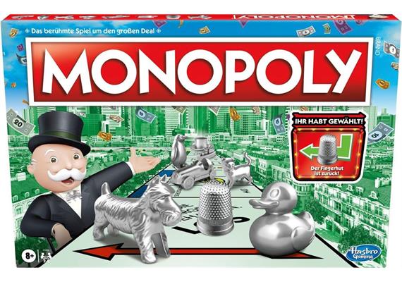 Hasbro Monopoly Classic DEUTSCHE VERSION