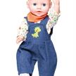 Heless 1115 Latzhose Dino mit Shirt 28 - 35 cm | Bild 2