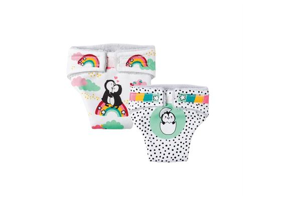 Heless 1201 Puppen-Stoffwindeln, 2 Stück 28 - 35 cm