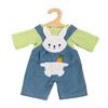 Heless 1316 Latzhose mit Ringelshirt "Bunny Lou" 28 - 35 cm