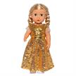 Heless 1330 Kleid "Goldstar" Grösse 28 - 35 cm | Bild 2