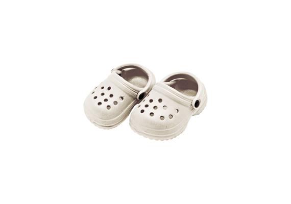 Heless 2012 Puppen-Clogs, beige gross, Gr. 38 - 45 cm