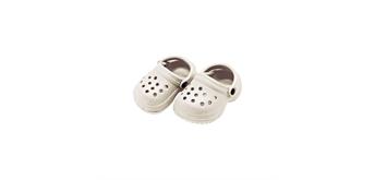 Heless 2012 Puppen-Clogs, beige gross, Gr. 38 - 45 cm
