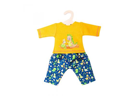 Heless 2134 Strickpullover mit Hose Dino, Grösse 35 - 45 cm