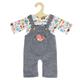 Heless 2215 Latzhose mit T-Shirt "Wal Bobby" 35 - 45 cm