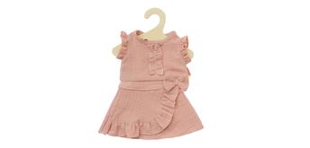 Heless 2423 Puppen-Wickelrock 2-teilig rosé, 35 - 45 cm