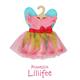 Heless 2430 Kleid Lillifee mit Schleife 35 - 45 cm