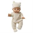 Heless 2480 Puppen-Strickstrampler ecru 35 - 45 cm | Bild 3