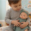 Heless 54022 Set: Gordi Puppe mit Biokleid, salbeigrün, Mädchen, 34 cm | Bild 5