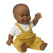 Heless 54023 Set: Gordi Puppe mit Bio-Latzhose, honiggelb, Junge, 34 cm | Bild 2