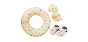 Heless 550 Puppen-Schwimmset ''Herz Konfetti''