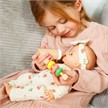 Heless 685 Puppen-Babyset "Schäfchen" aus Holz mit Fläschchen, Schnuller und Rassel, 3-tlg | Bild 3