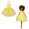 Heless 8513 Time2Shine Bouclé Kleid "Sunshine" mit Tüllrock für Modepuppen der Grösse 29 c
