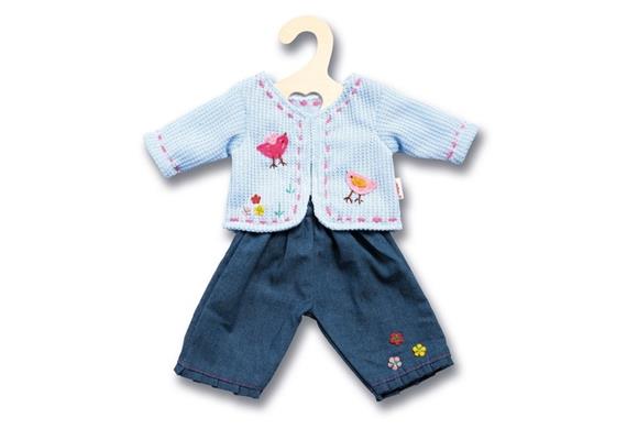 Heless Jacke mit Jeans, Grösse 35 - 45 cm blau