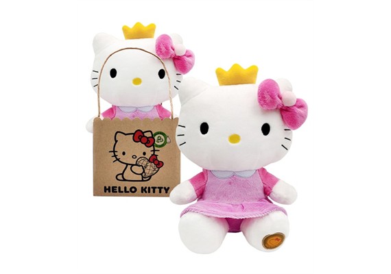Hello Kitty Princess Eco Plüsch 24 cm