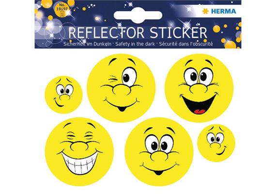 Herma 19197 - Reflektorsticker Happy Face