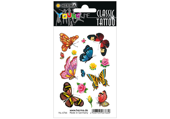 Herma - Classic Tattoo Colour - Schmetterlinge