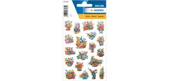 Herma - Sticker Decor - Blumen mit Körbchen