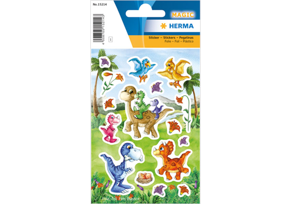 Herma - Sticker Magic - Dinokinder