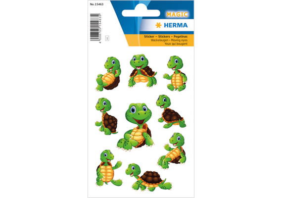 Herma - Sticker Magic Little Turtle - Wackelaugen