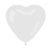 Herzballons weiss, breite 40 cm 20er Pack