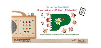 hörbert - 4 GB SDHC Schwiizerdütschi Spichercharte Edelweiss