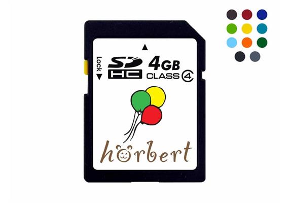 hörbert - 4GB SDHC Speicherkarten-Editionen „Luftballon"