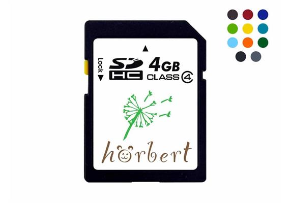 hörbert - 4GB SDHC Speicherkarten-Editionen „Pusteblume"