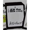 hörbert - Speicherkarte 4GB SDHC-Card (leer)