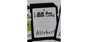 hörbert - Speicherkarte 4GB SDHC-Card (leer)