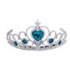 Holzspielerei - Diadem farbig blau
