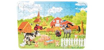 Holzspielerei Holz-Puzzle Bauernhof
