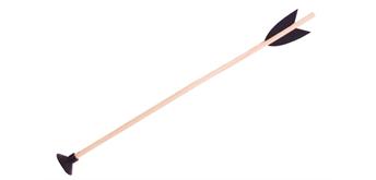 Holzspielerei Pfeil mit Saugnapf 50 cm 1 Stück