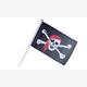 Holzspielerei Piratenflagge klein 3-farbig