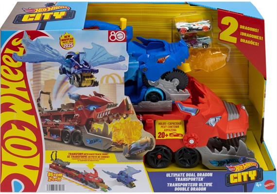 Hot Wheels City Hot Wheels ultimativer 2-in-1 Drachentransporter