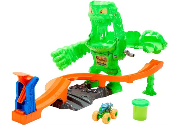 Hot Wheels Monster Trucks 1:64 Mutant Chaos Ooze Monster Playset