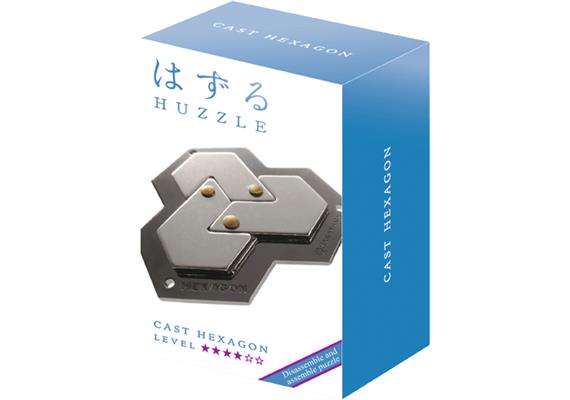 Huzzle Cast Puzzle - Level 4 - Hexagon